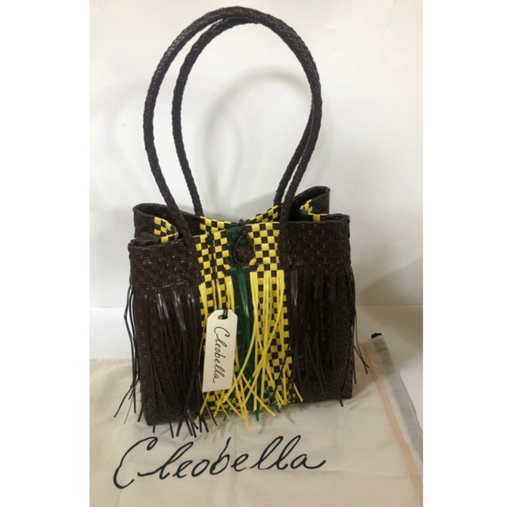 NWT One of a KIND Cleobella Recycled Woven Tote